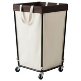 GRANNY SAYS 160L rolling laundry basket side view highlights spacious interior.