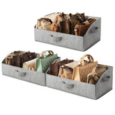 GRANNY SAYS purse organizer with angled front opening for easy reach from high shelves