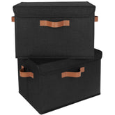 GRANNY SAYS storage bins with lid closed for dust-free closet organization