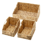 GRANNY SAYS wicker basket with handles for easy carrying and versatile storage.