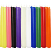 Grcdoyvl 30-pack color-taper candles in a pack-shot for versatile event decor
