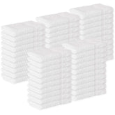 Green Lifestyle washcloths 12x12 bulk pack image shows soft cotton texture for daily use and absorption.