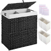 Greenstell Laundry Hamper with Lid keeps clothes out of sight and organized.