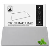 Greenturf large diatomite bath mat top view shows fast drying and clean floors