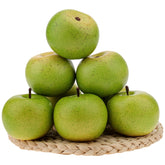Gresorth green apple six-pack display for porch or table decor.