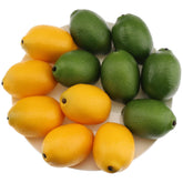 Gresorth artificial lemon front view for home decor and display