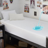 GRT Twin XL Waterproof Mattress Protector cover protects against spills with a breathable top.