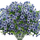 Grunyia blue daisy outdoor bundles closeup for vibrant porch display