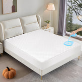 GUHER waterproof mattress protector β queen size outer fabric close-up showing breathable protection.