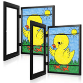 GULETHUN 2-pack front-opening frames for easy artwork swaps.