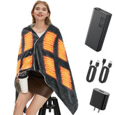 GUOAN USB heated blanket cord-free use for outdoor warmth and convenience.