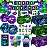 Gupesxu video game birthday decorations full set coordinates your party theme.
