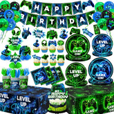 Gupesxu video game birthday tableware full set for up to 24 guests