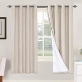 H.VERSAILTEX 72 inch blackout curtains front view two panels block daylight for restful sleep
