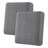 H.VERSAILTEX grey seat cushion cover showing the textured jacquard weave