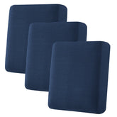 H.VERSAILTEX slipcover in small check pattern protects cushions from spills and stains.