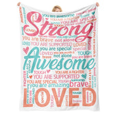 Hakumata hug blanket fabric closeup highlights ultra-soft fibers for gentle skin comfort.
