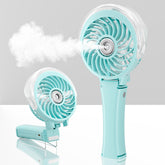 HandFan upgraded portable misting fan on the go for cooling