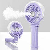 HandFan portable misting fan shows compact design for on-the-go cooling