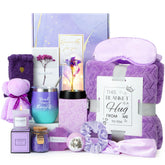 Hangerspace plush blanket image showcasing cozy warmth for the gift set