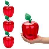 HANZE large red apple container jar for candy storage and display.