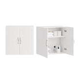 Haotian wall cabinet with front doors for compact bathroom storage.