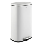 Happimess Curtis 8-gallon step-pedal trash can for hands-free waste disposal