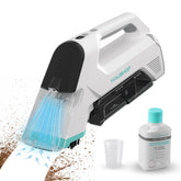 HAUSHOF handheld carpet cleaner cordless for quick home spot cleaning
