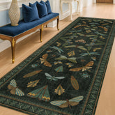 Hazo Haus hallway runner in green boho pattern for stylish entryways and durable comfort.