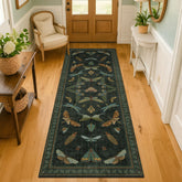 Hazo Haus washable 2x6 runner rug in hallway, durable for high-traffic areas.