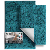 Hearth & Harbor chenille bath mat with plush texture for cozy bathroom comfort.