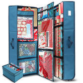 Hearth & Harbor wrapping container on wheels keeps rolls portable and organized