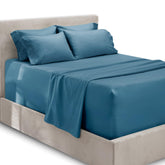 Hearth & Harbor extra deep pocket fitted sheet for tall mattresses with secure, smooth fit.