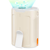 Heelkl AI portable fan champagne front view for all-day cooling