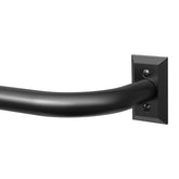 hei! dear blackout wrap-around rod on wall provides modern style and enhanced light control.