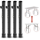 Herbert-FTY folding table risers for straight legs with four height options for ergonomic setup.