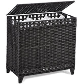 Hermina laundry hamper with three removable liners for easy sorting.