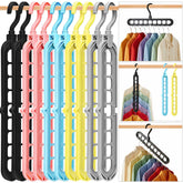 Heyhouse 9-hole hanger demonstrates space-saving closet organization