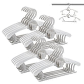HGYZE Baby Hangers in grey with ultra-thin, non-slip design for compact nurseries