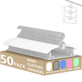 HGYZE kid hangers with bear hook for organized baby closet