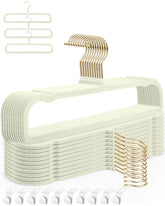 HGYZE velvet pants hangers 20-pack neatly organizes wardrobe space