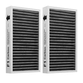 Hichoryer F1 filter front view showing odor removal action