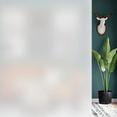 HIDBEA Frosted Window Film provides privacy while letting in soft light.
