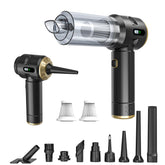 Higoom cordless handheld vacuum shows 22kPa suction for deep cleaning tasks.