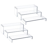 HIIMIEI acrylic riser small cupcake stand shows treats clearly and stylishly.