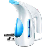 HiLIFE steamer compact body, travel-friendly for quick wrinkle relief.