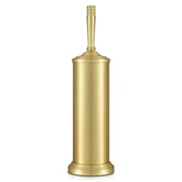 Hioflyme gold toilet brush with a stable base for secure storage.