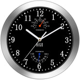 HITO silent 10-inch wall clock front view with easy-to-read dial