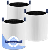 HKNECE 3-pack Blueair 511 filters for large rooms improve air quality.