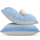 HKYLRAN firm memory foam pillow set with adjustable loft for personalized neck support